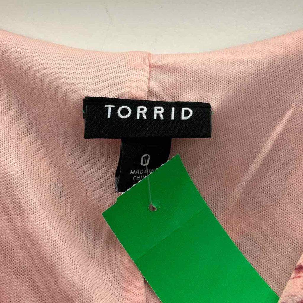 Torrid Size 0 Pink Preloved Dress
