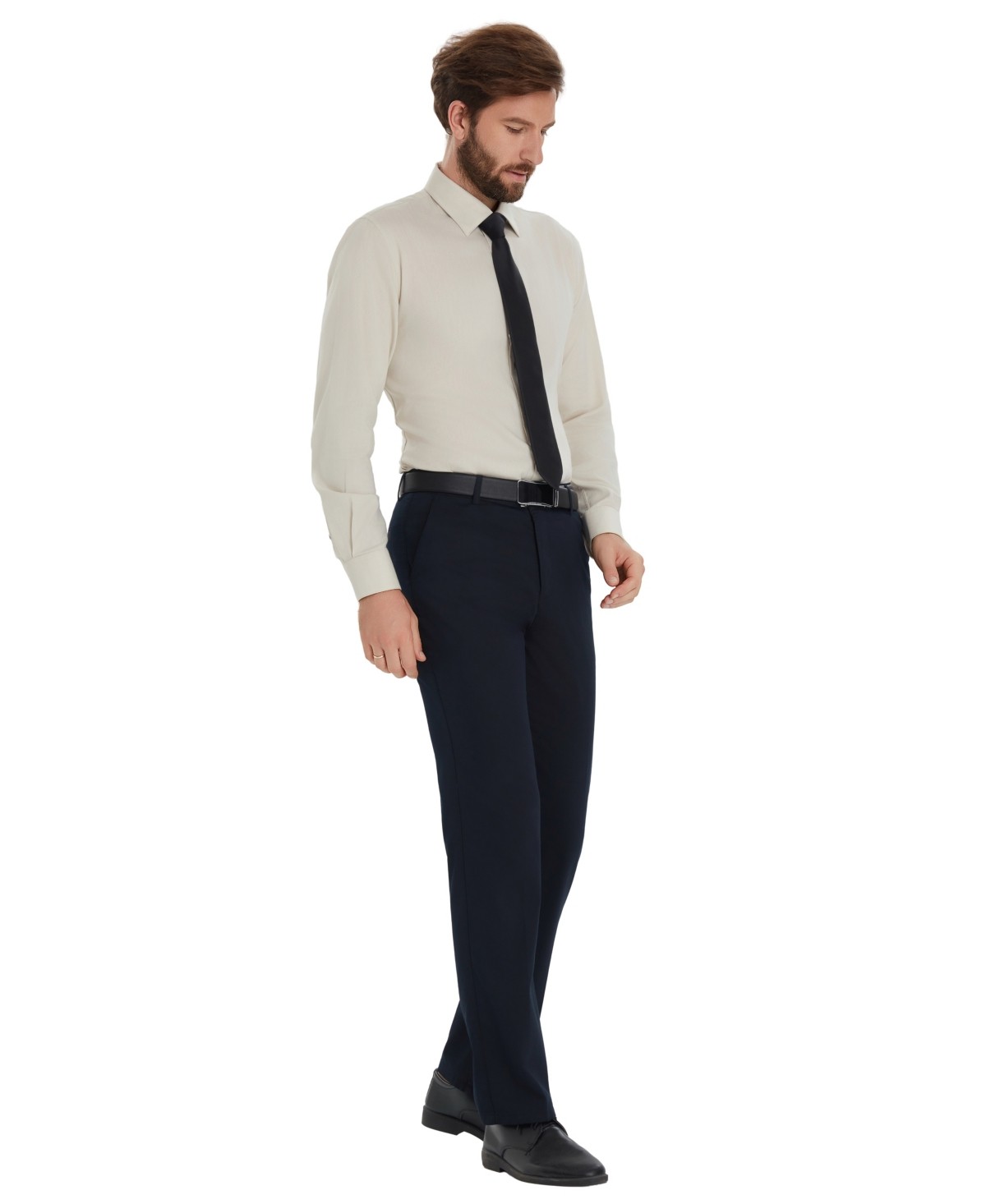 Alfani Men's Herringbone Slim-Fit Dress Shirt