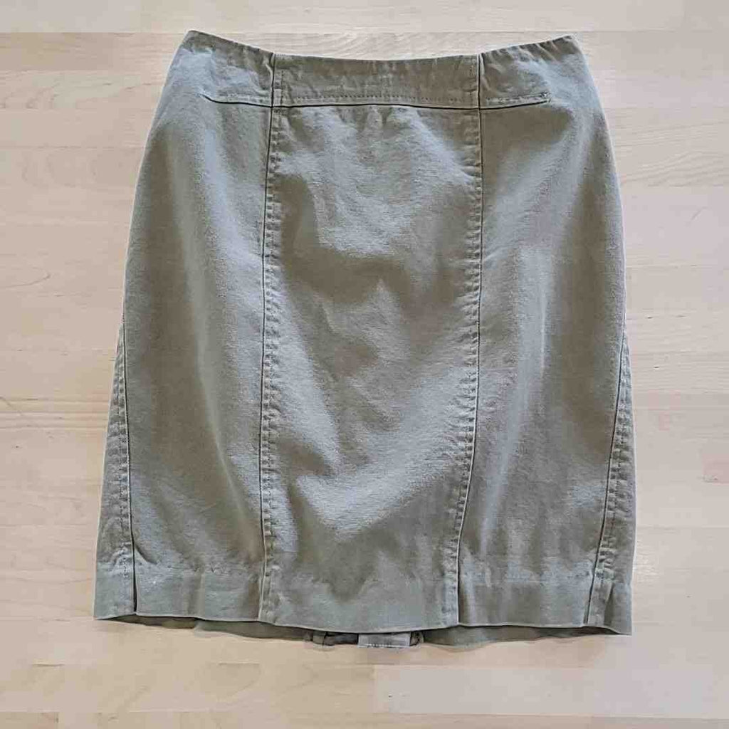 Ann Taylor Size 2P Green Skirt