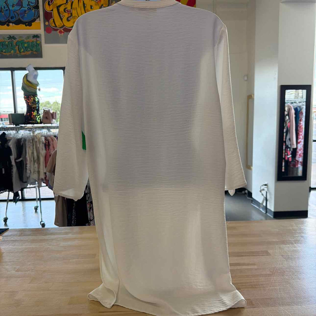 Calvin Klein Size L White Preloved Tunic