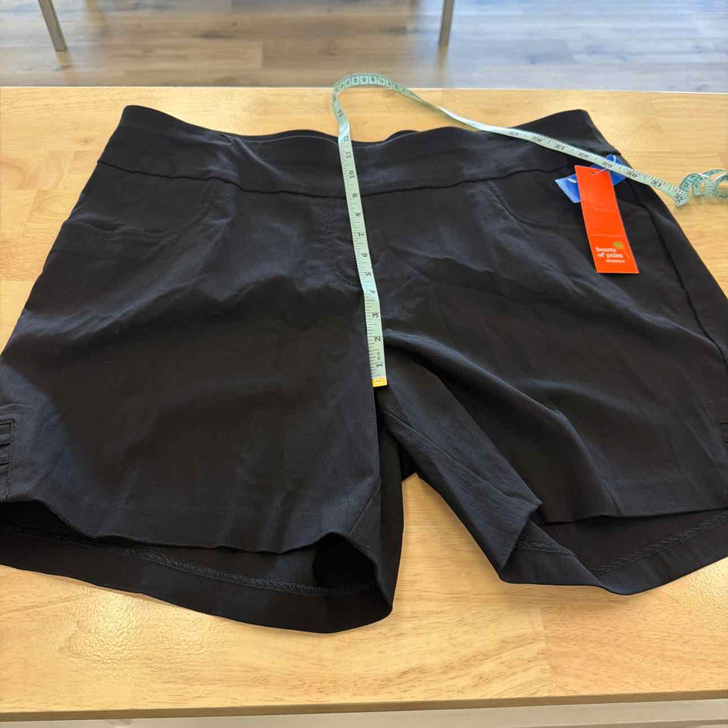 Hearts of palm Women Size 20W Black New Shorts