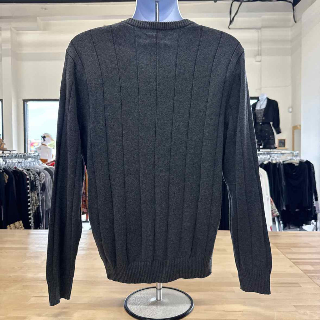 Club Room Size L Gray MENS Sweater