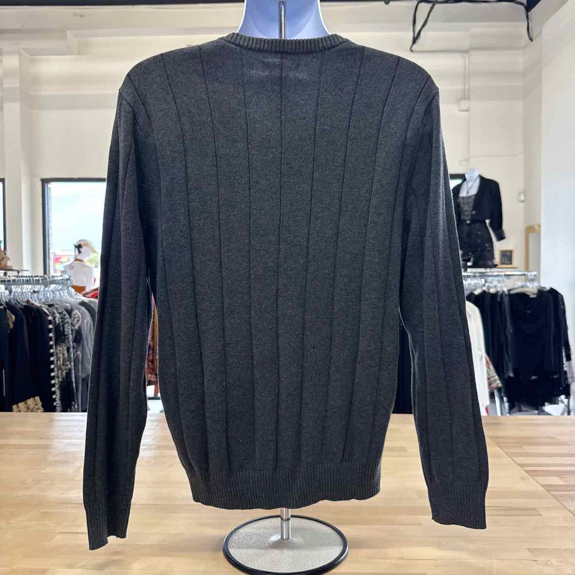 Club Room Size L Gray MENS Sweater
