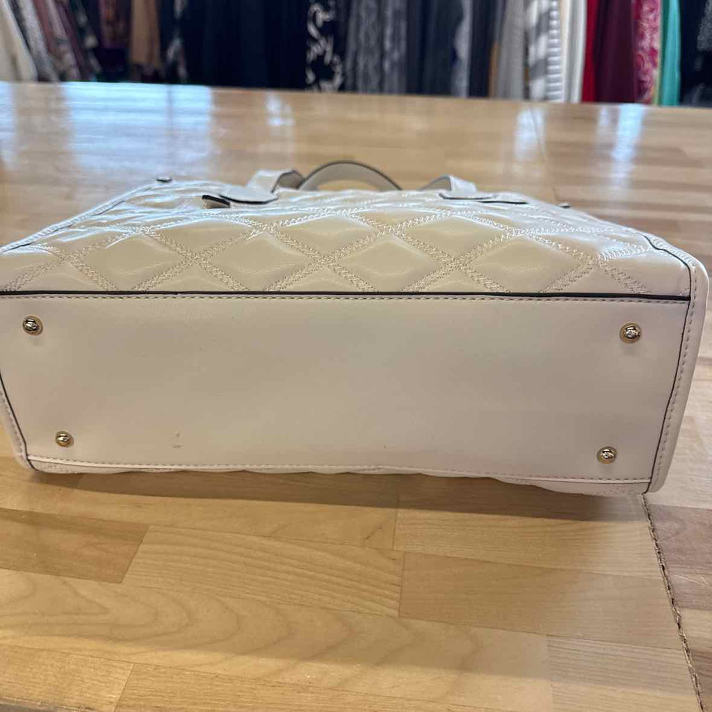 Guess Tamsin White Medium Crossbody Tote Handbag