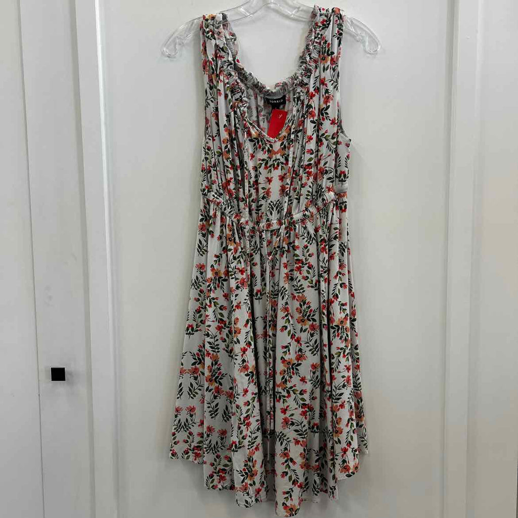 Torrid Size 1X White Preloved Dress