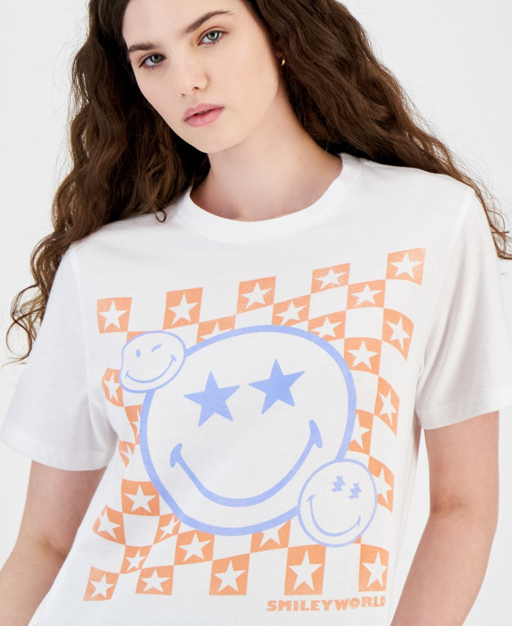 Grayson Threads, the Label Juniors' Smiley Graphic T-Shirt