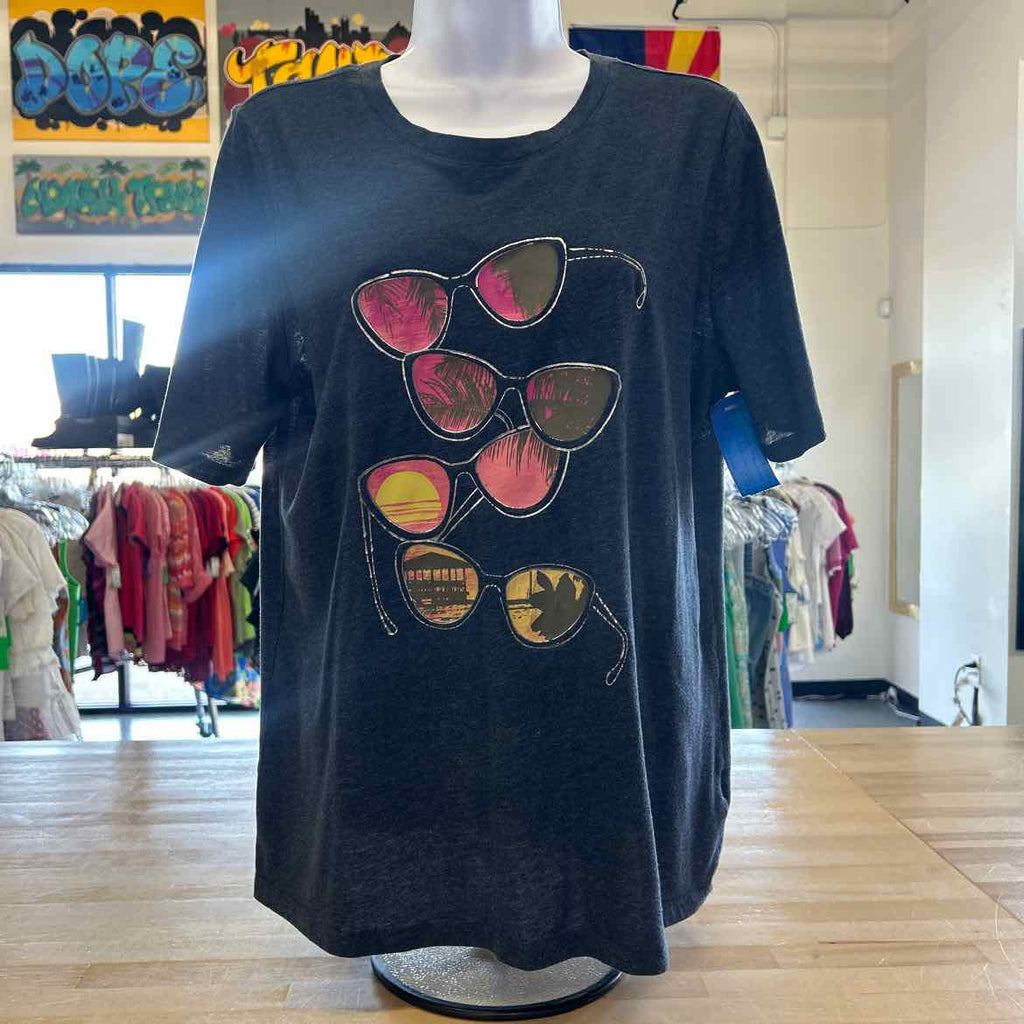 Banana Republic Size L Blue Preloved T-Shirt SS