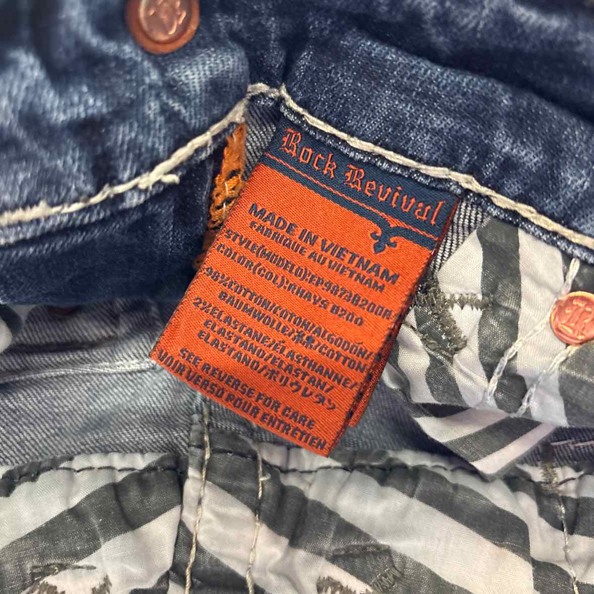 Rock Revival Size 31 Blue MENS Pants