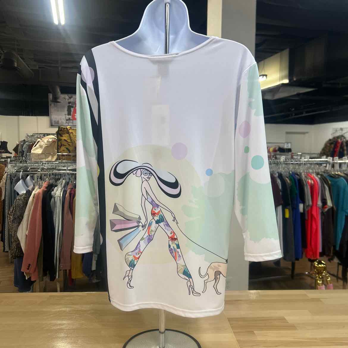 Valentina Size S pastel New Shirt