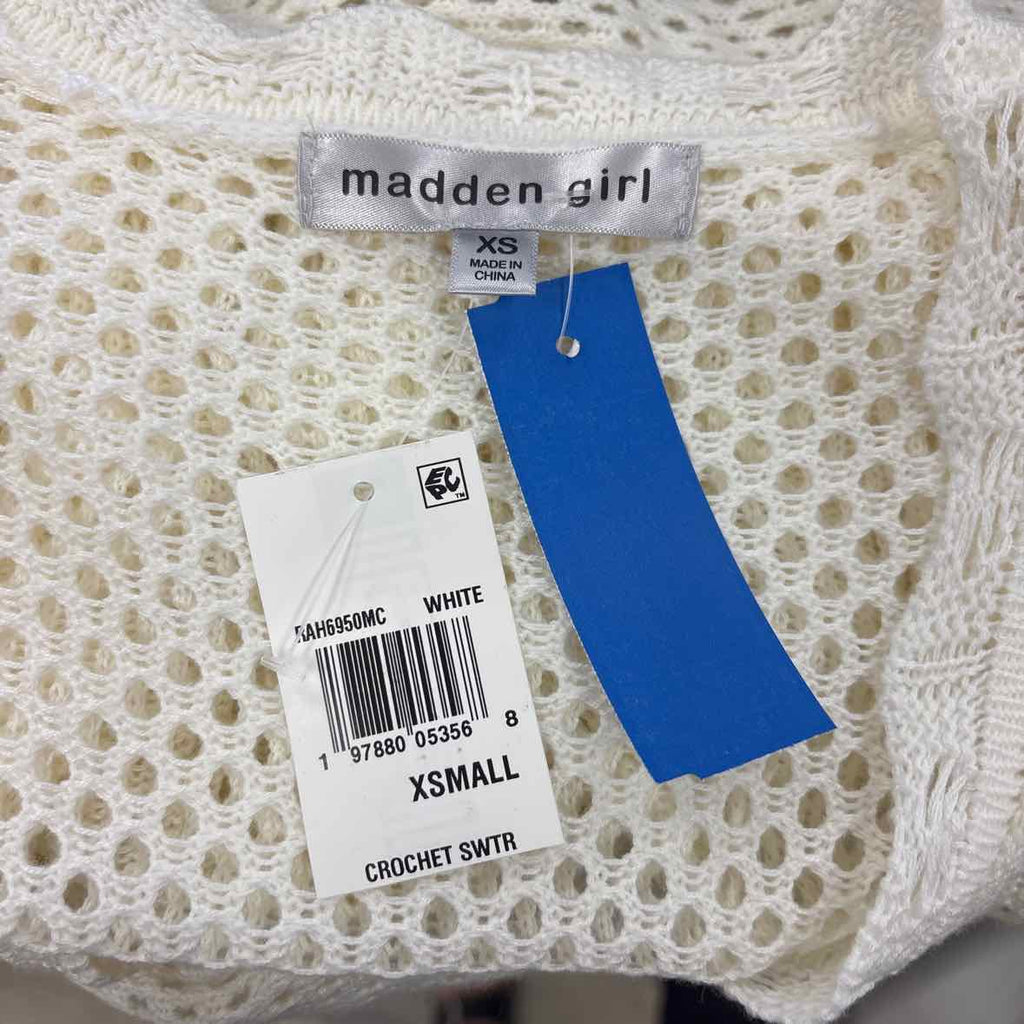 Madden Girl Size XS Tie-Front Duster Cardigan