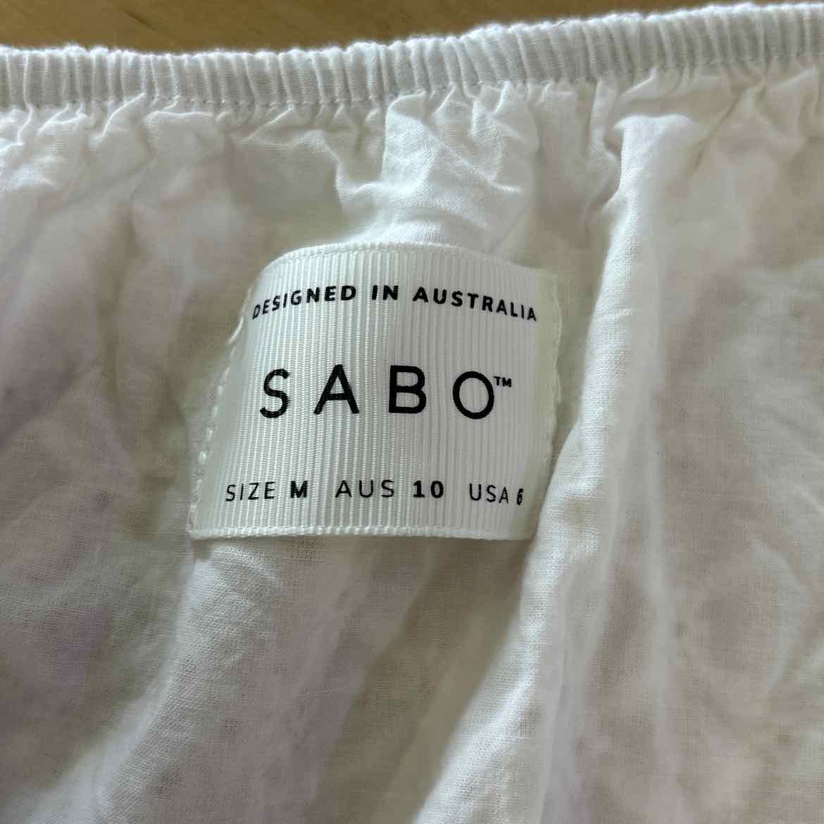 Sabo Size 6 White Preloved Dress