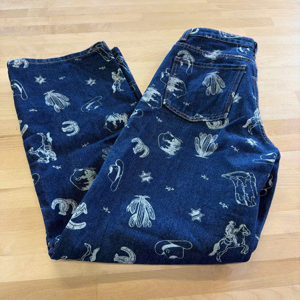 Cali Size 3 Blue Preloved Jeans