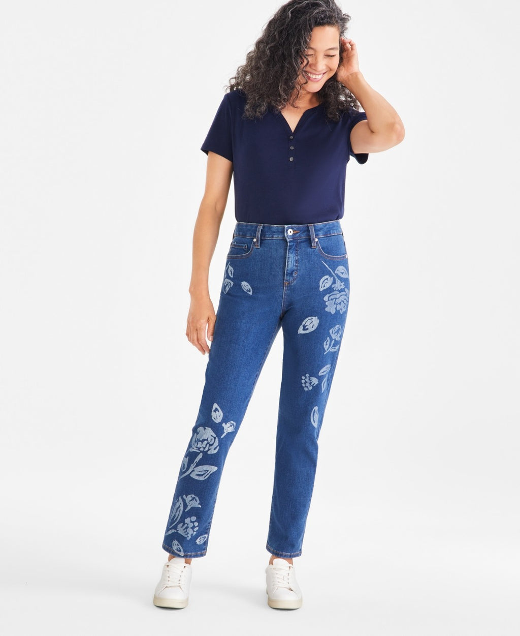 Style & Co. Size 18 High Rise Straight-Leg Jeans