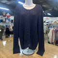 Ralph Lauren Size 3X Navy Preloved Cardigan