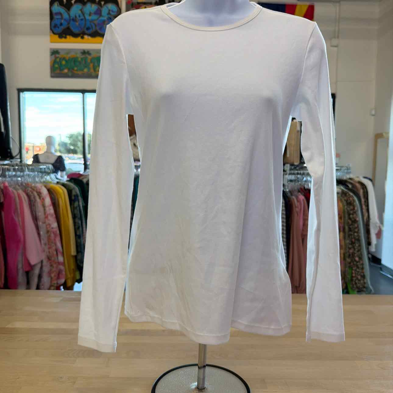 Lauren Ralph Lauren Cotton-Blend Long-Sleeve Top
