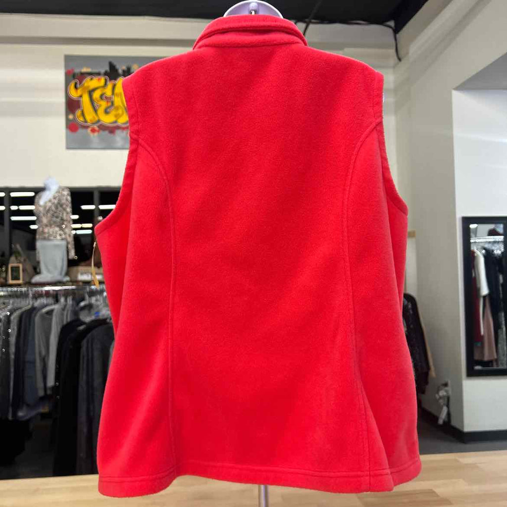 Columbia Size 1X Pink Vest