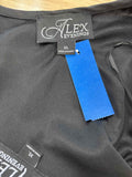 Alex Evenings Women's Scoop-Neck Tank & Embroidered Jacket - Black/Purple