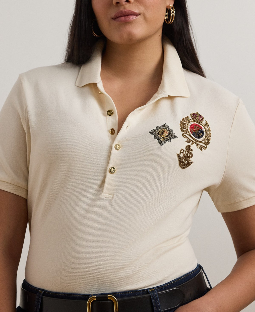 Ralph Lauren Size 2X Cream Polo