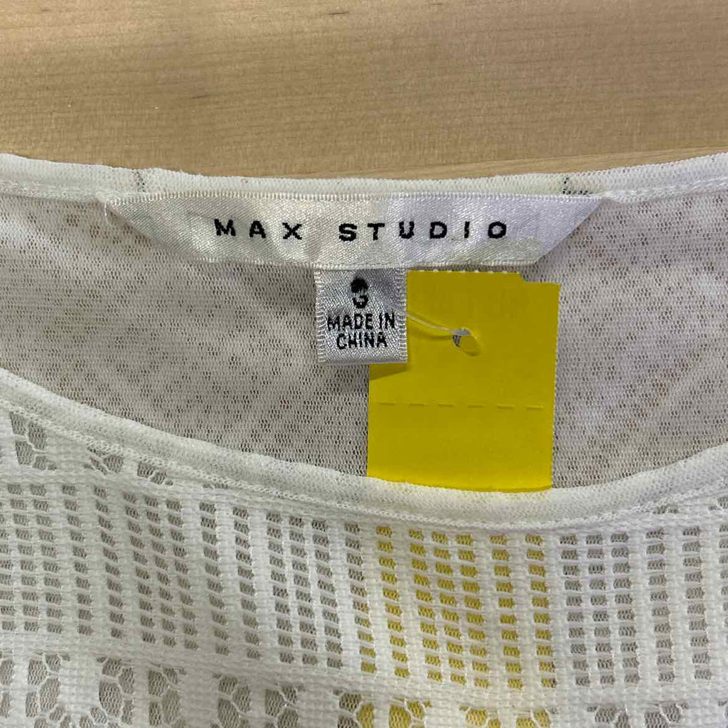 Max Studio Size S White Blouse