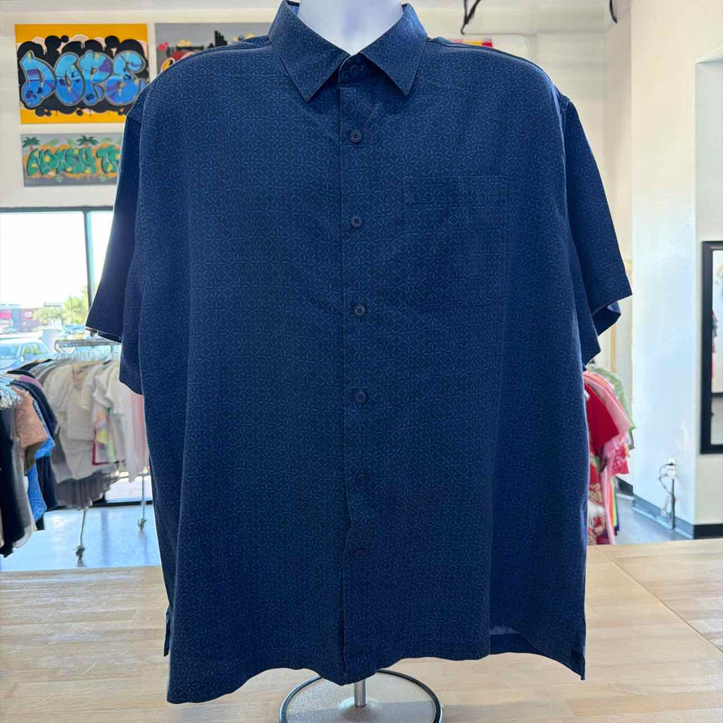 Nat Nast Size XXL Blue Preloved MENS Polo