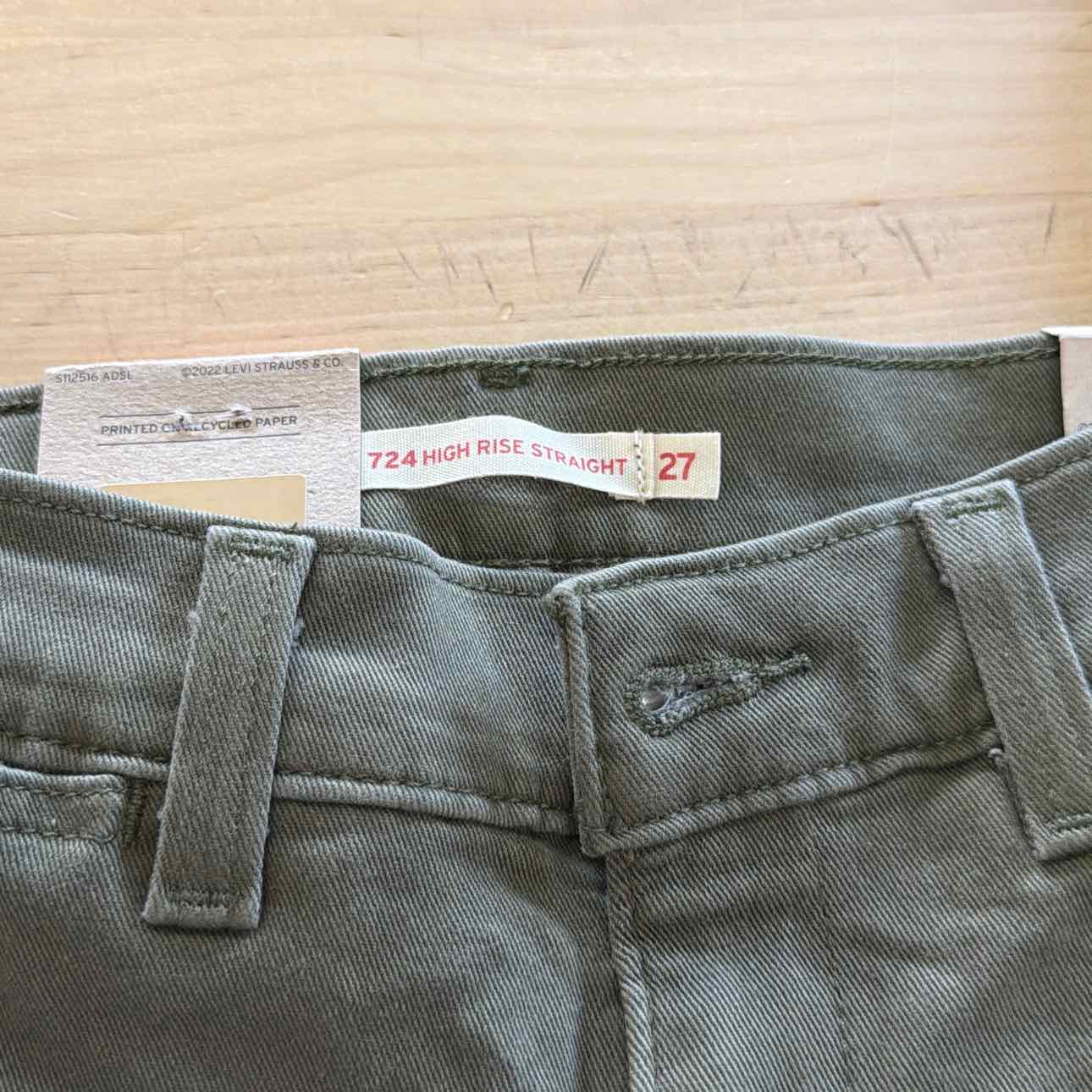 Levi's Tailored 724 Slim Straight Women's Jeans 27x32