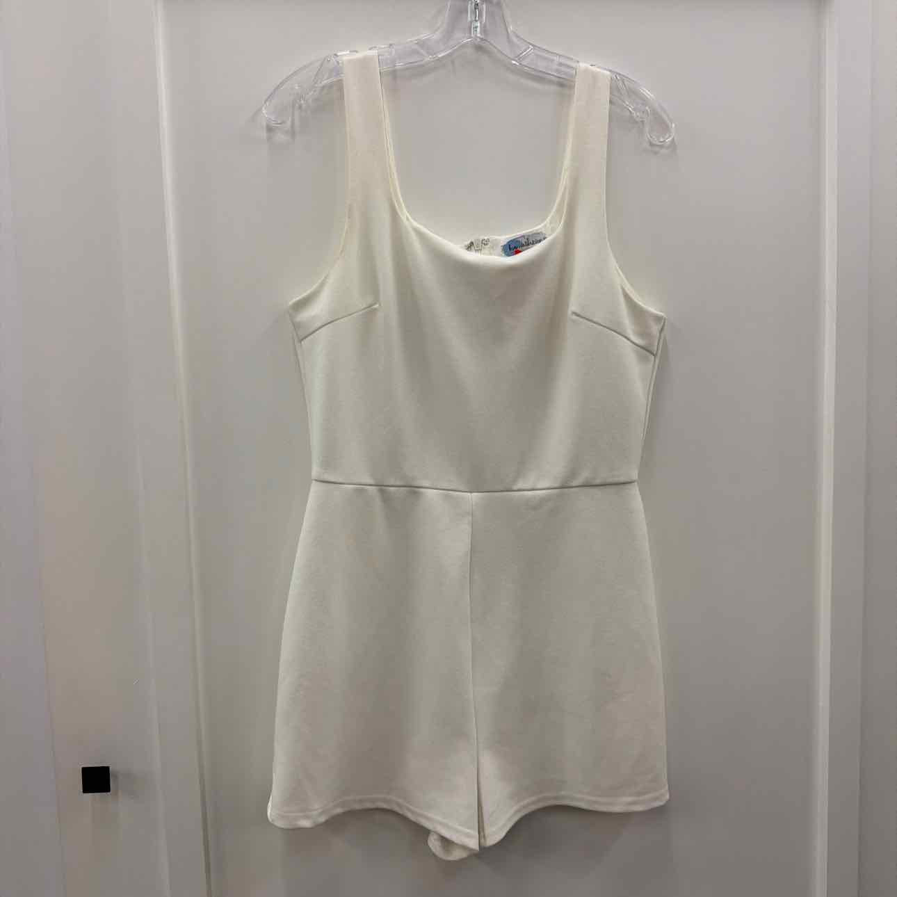 Big Waterblue Sky Size L White Preloved Dress