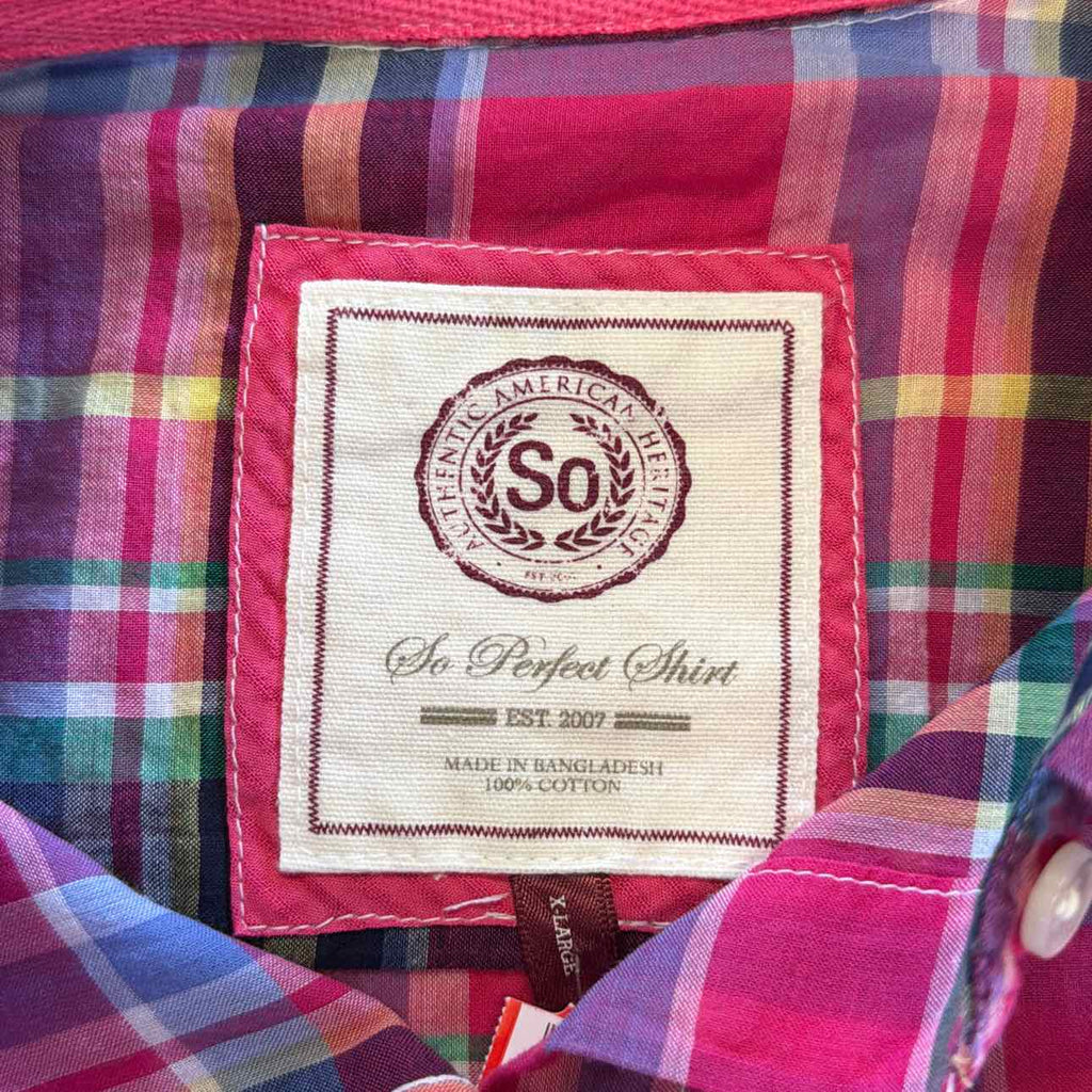 So Size XL Pink Preloved Button Down Shirt