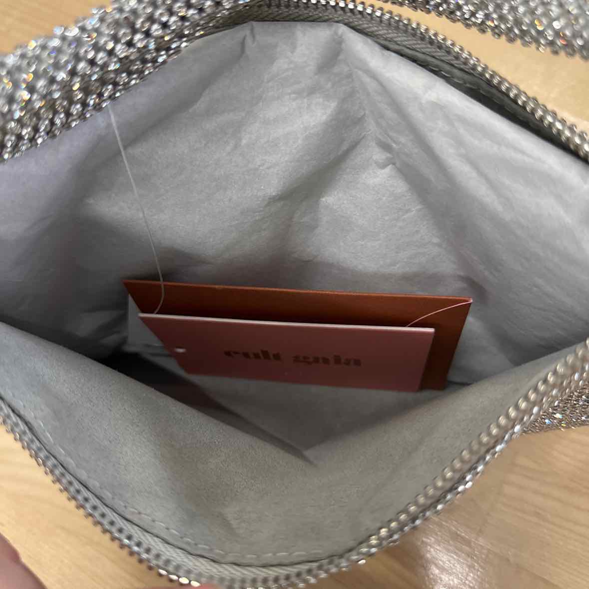 Cult Gaia Hera Nano Rhinestone Shoulder Bag