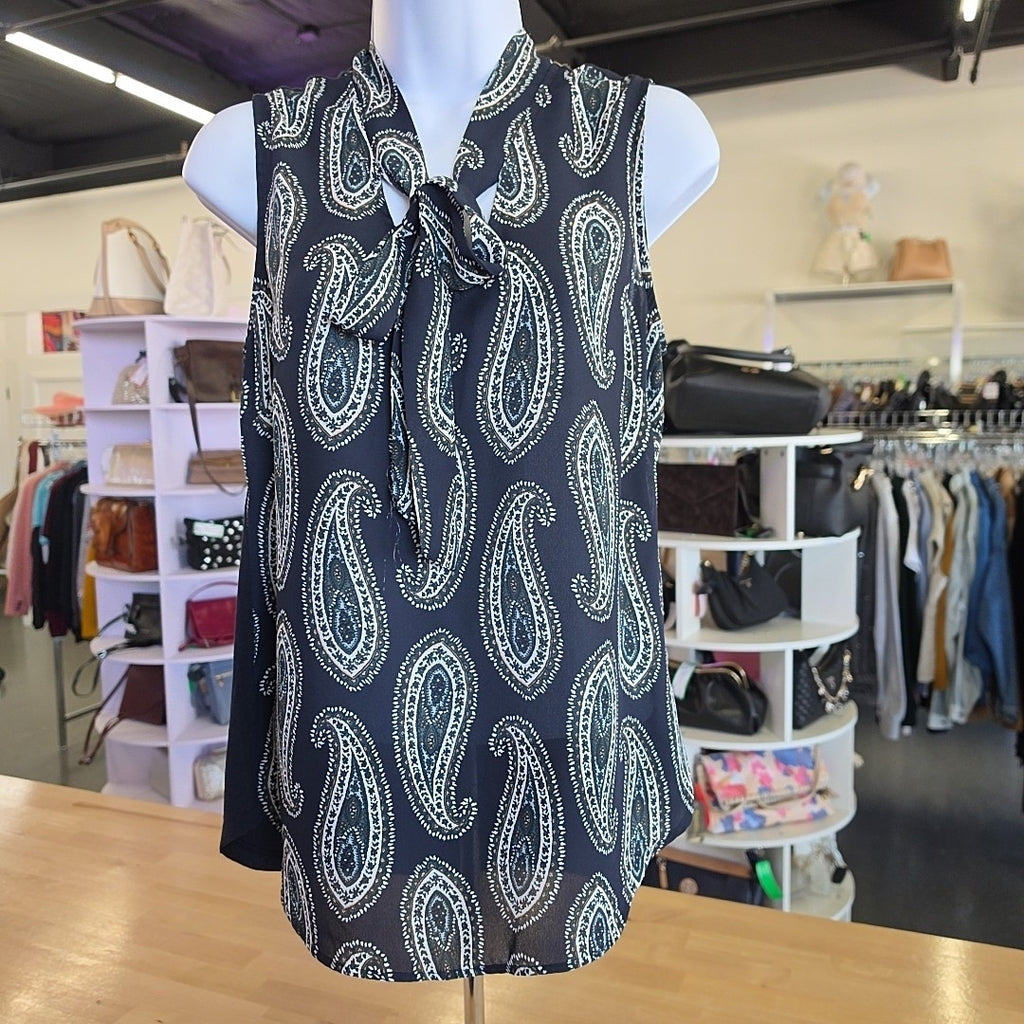 Ann Taylor Size S Blue Preloved Sleeveless