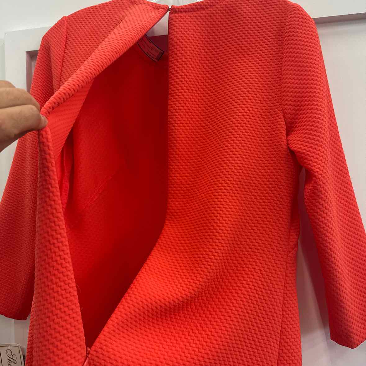 Thoshamma Size 8 Orange Preloved Dress