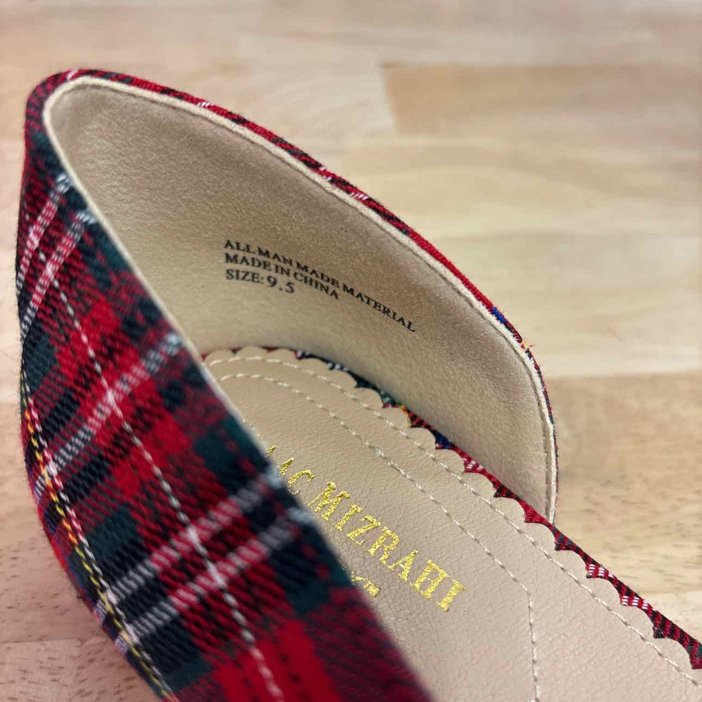 Isaac Mizrahi Size 9.5 Red Preloved Flats