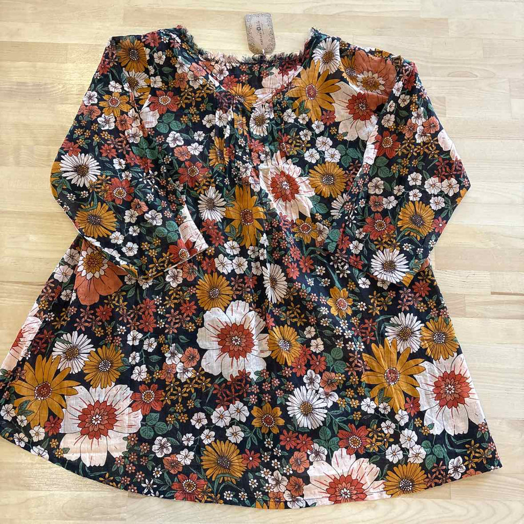 Natural Life Size S/M Multi - Fall Blouse