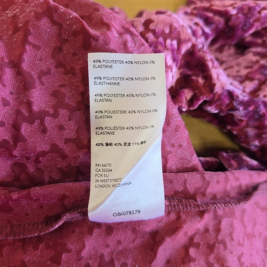 Urban Outfitter Size L Pink Velvet Preloved Dress