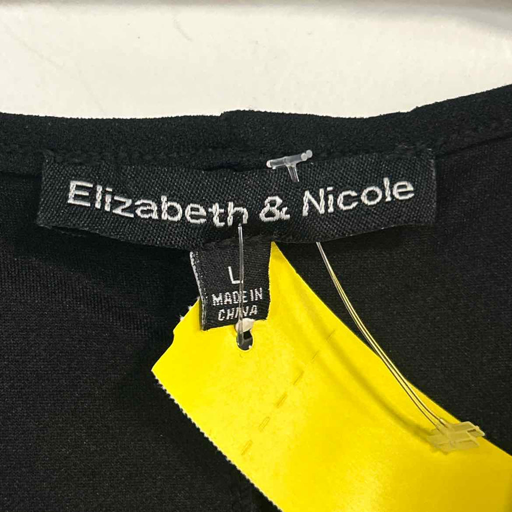 Elizabeth & Nicole Size L Black Preloved Dress