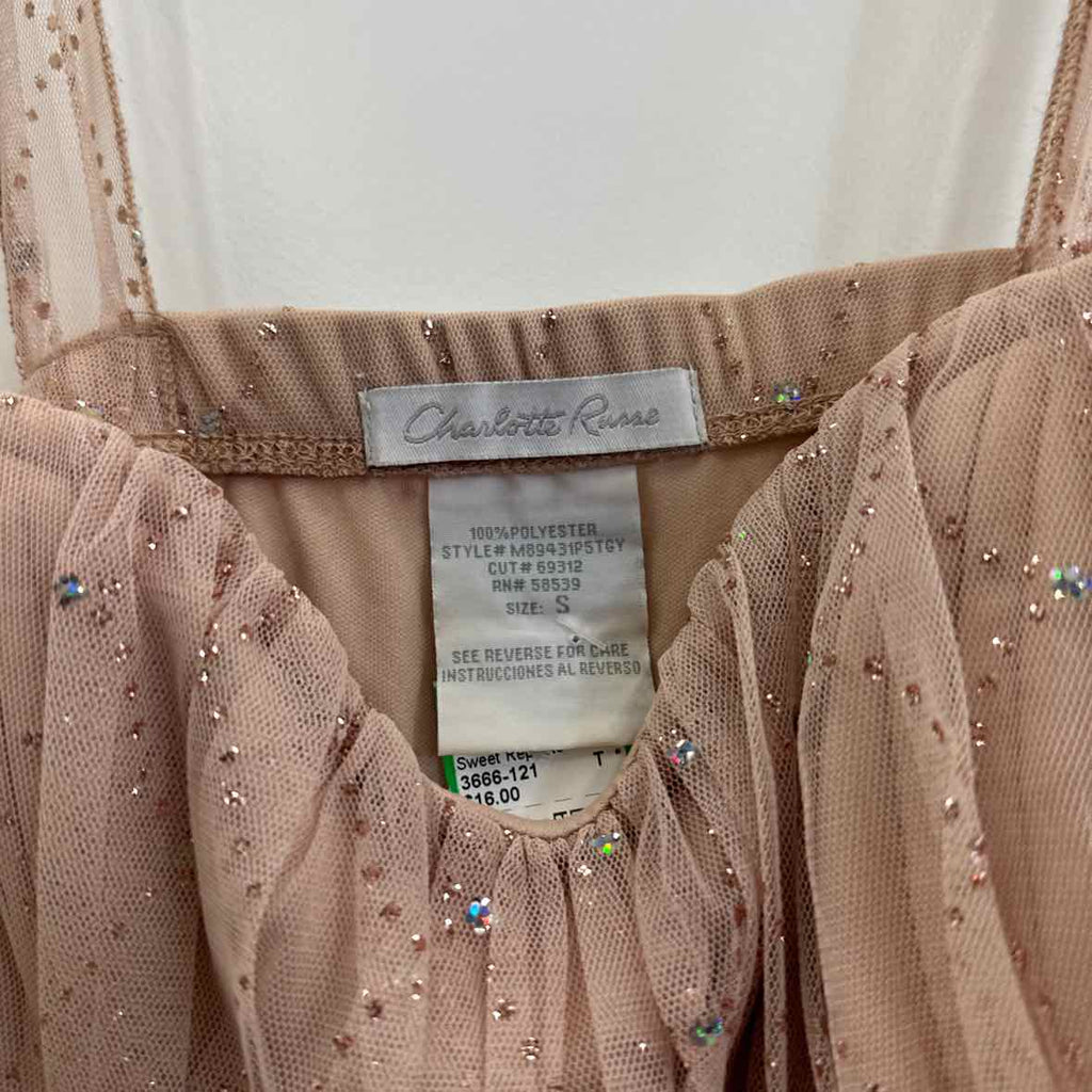 Charlotte Russe Size S Pink Preloved Dress