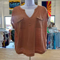 Nicole Miller Size M Peach Preloved Blouse SS