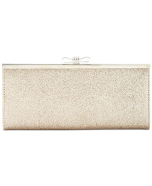 I.n.c. International Concepts Carolyn Glitter Clutch- Gold/Silver