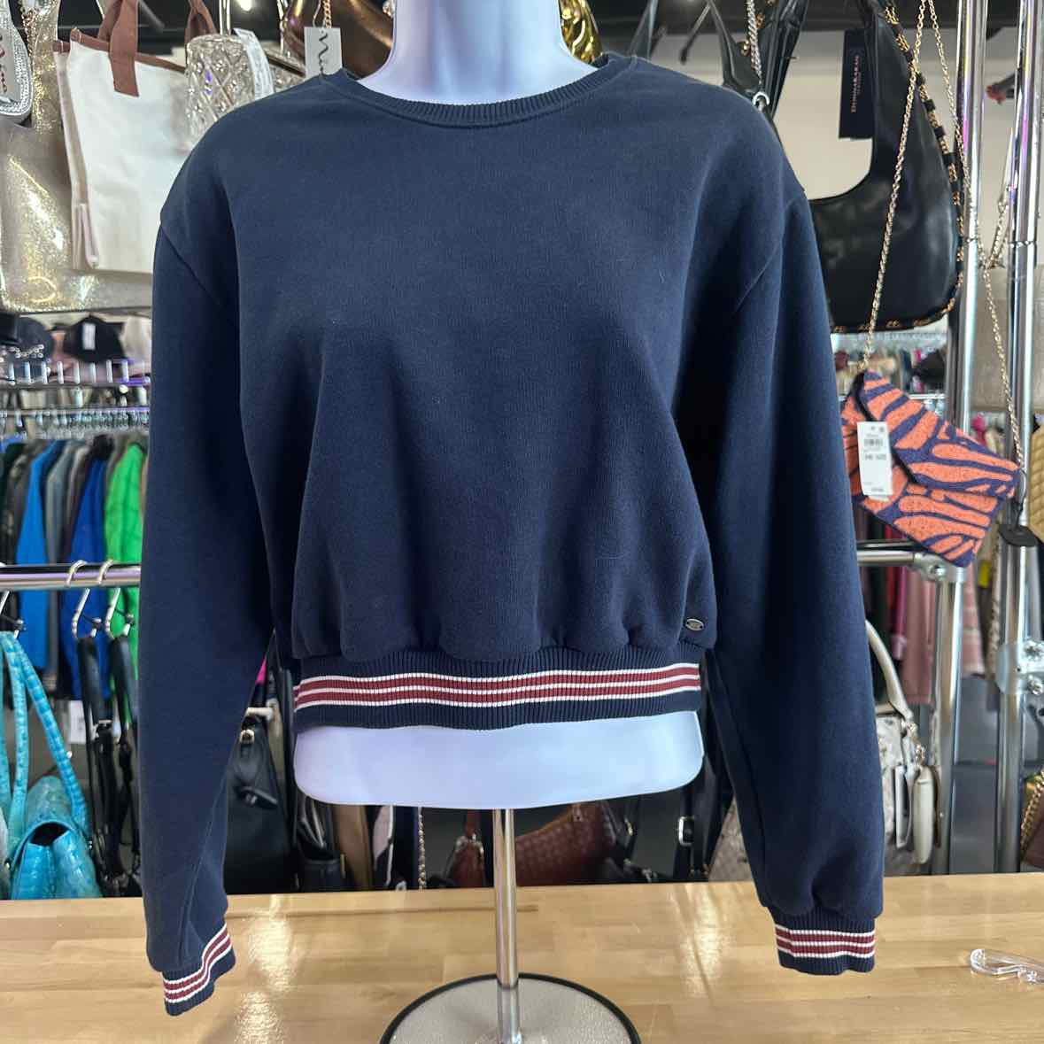 Pacific Republic Size S Navy Sweater
