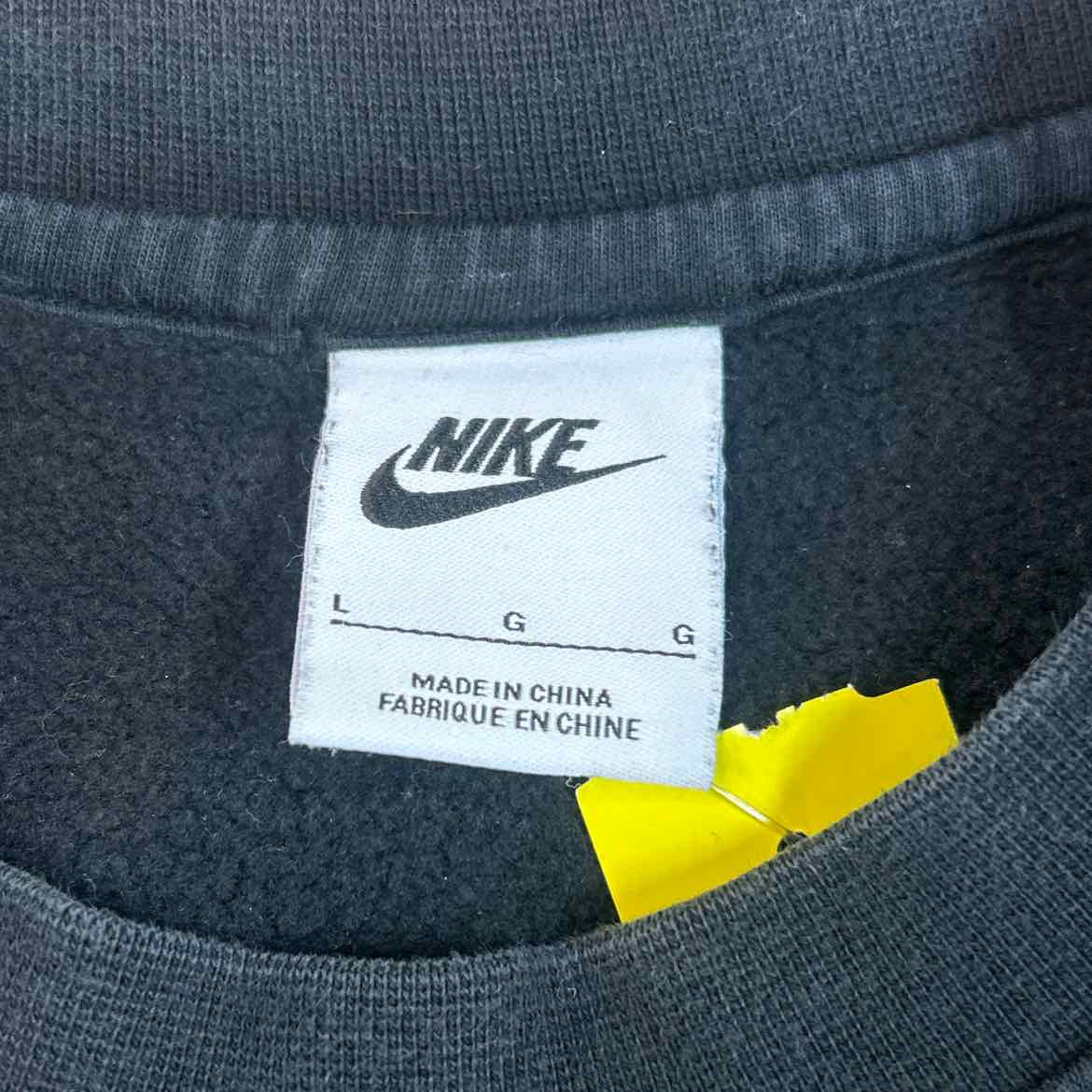 Nike Size L Black Preloved MENS Sweatshirt