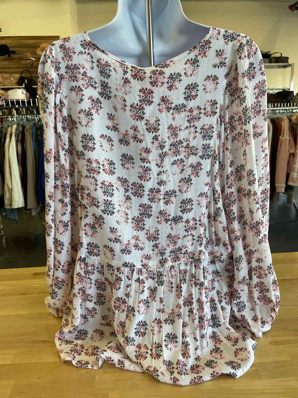 Jane & Delancy Size L Pink Blouse