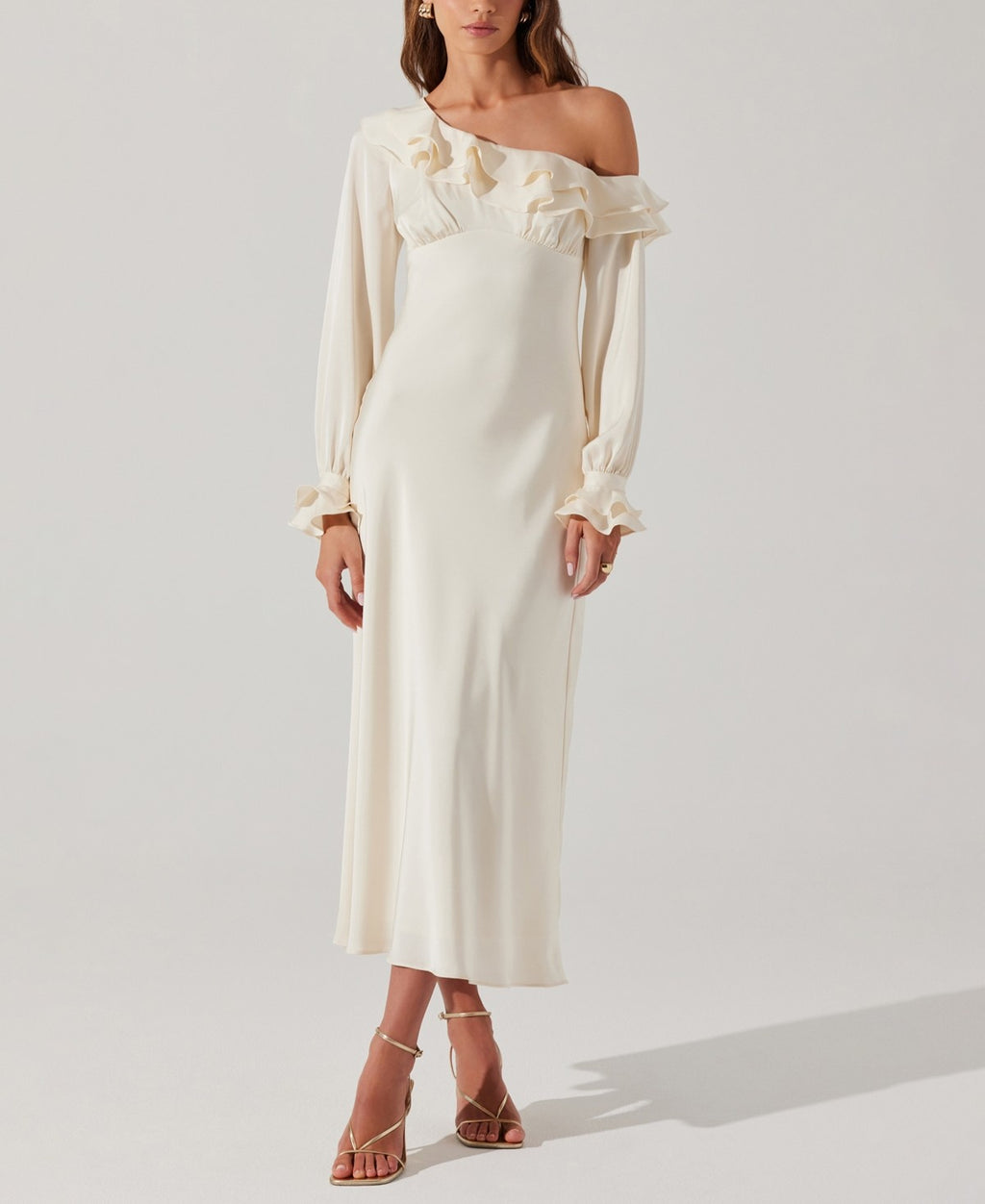 Astr the Label Women's Coraline Ruffled Maxi Dress -