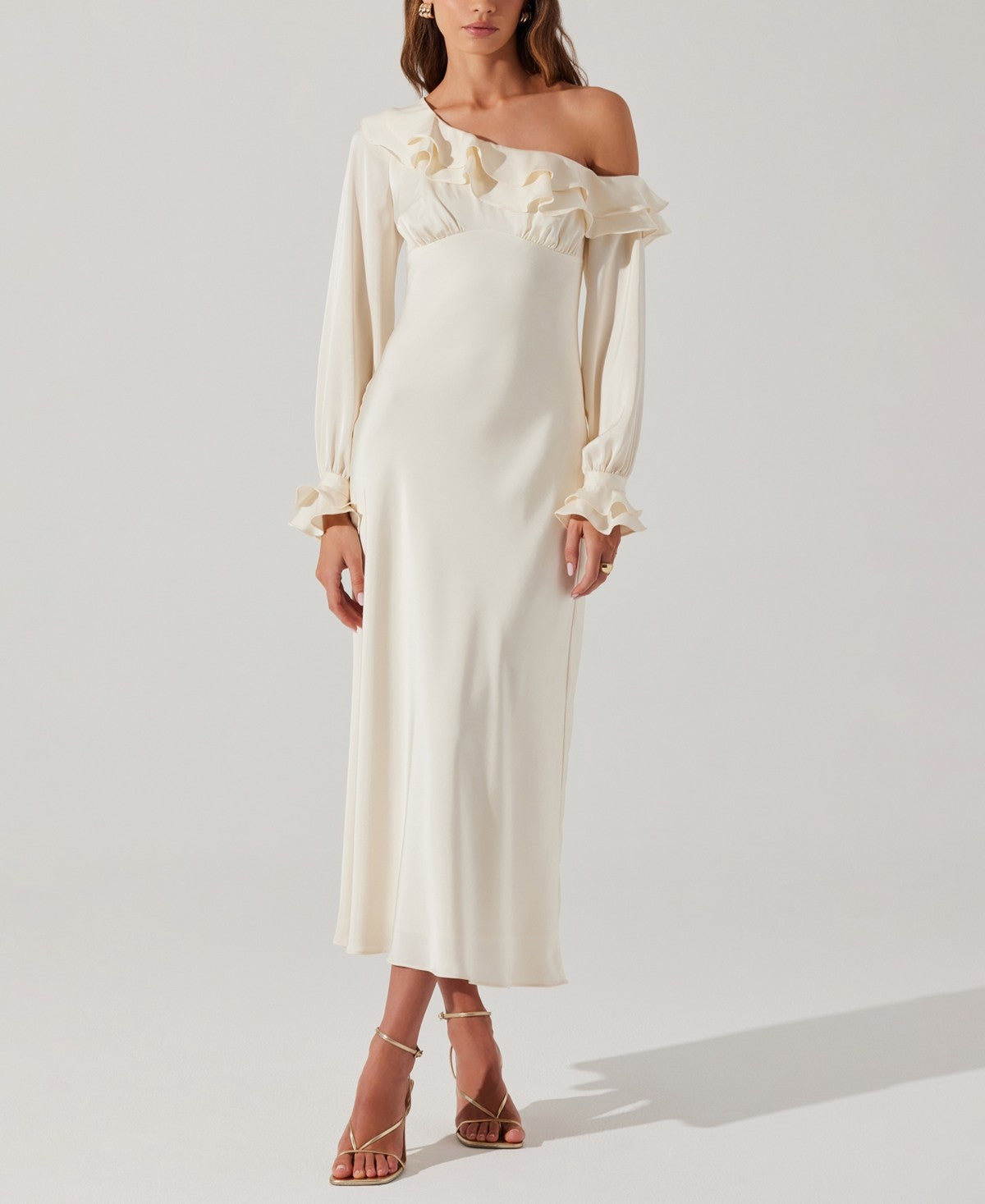 Astr the Label Women's Coraline Ruffled Maxi Dress -