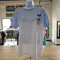 Disney Size L Blue Cotton New T-Shirt SS