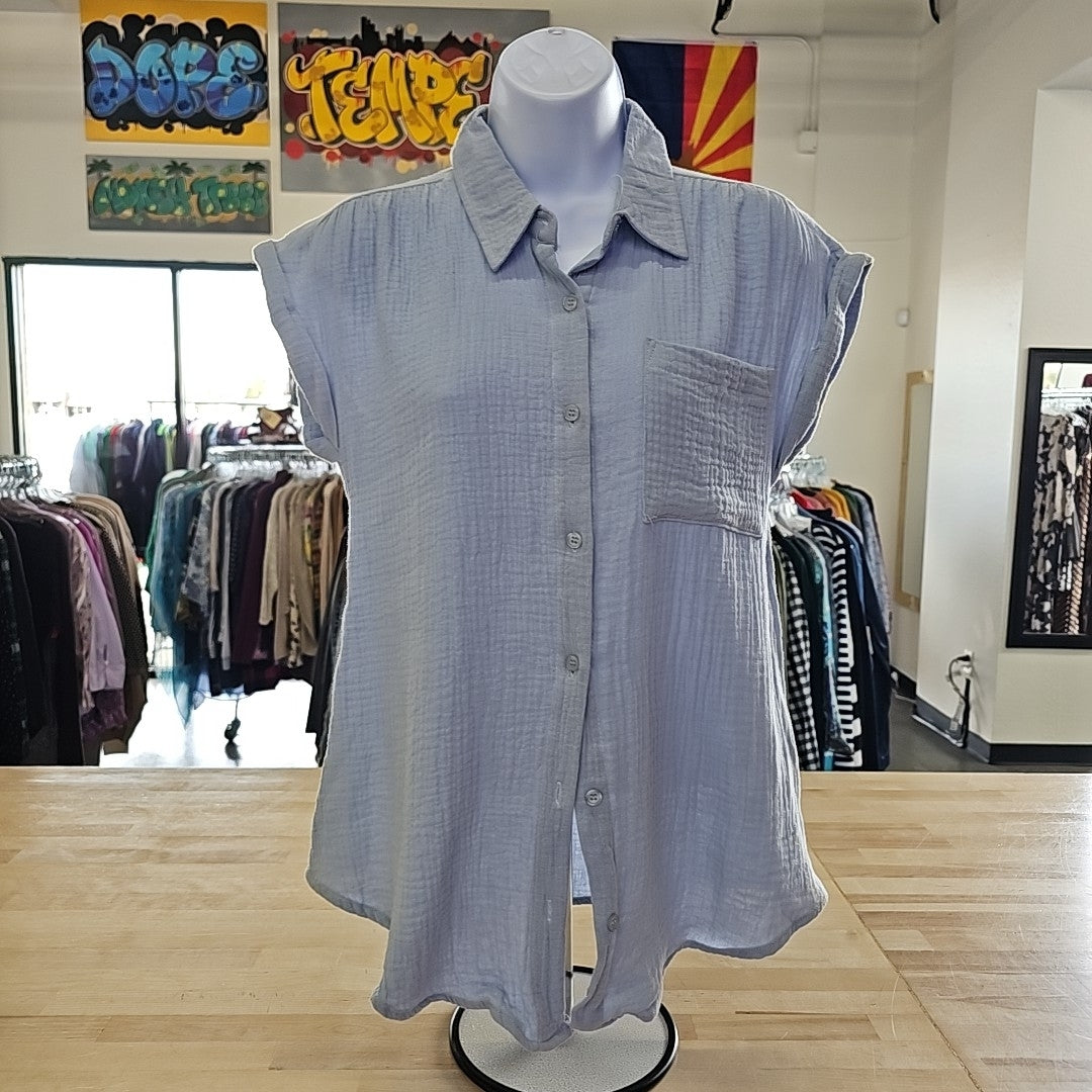 hippie rose Size S Blue New Blouse SS