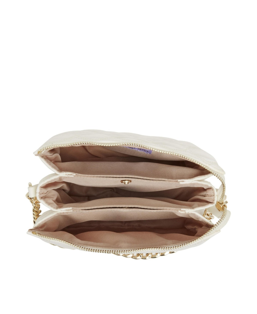 Madden Girl Ari Heart Quilt Modular Crossbody Bag
