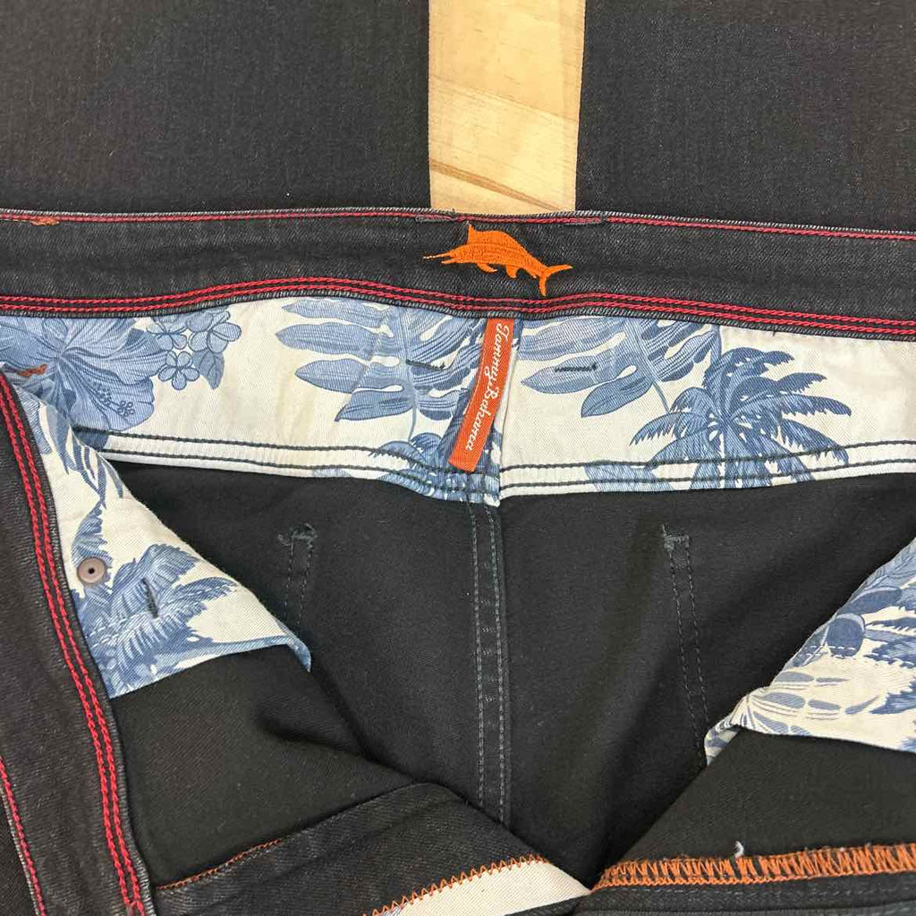 Tommy Bahama Size 38x32 Black MENS Jeans