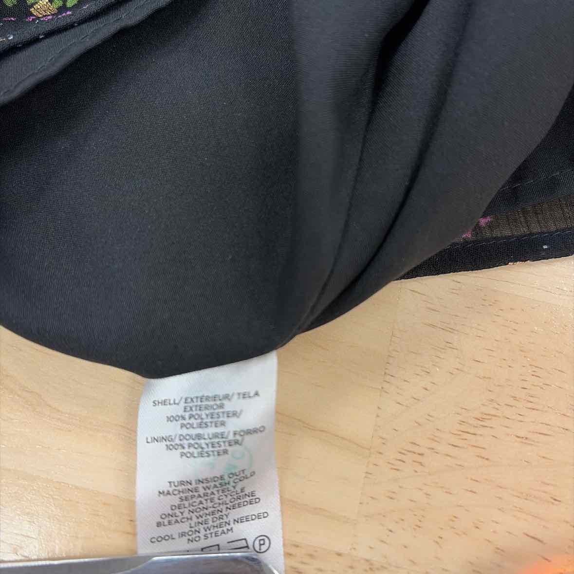 Loft Size L Black Preloved Blouse LS