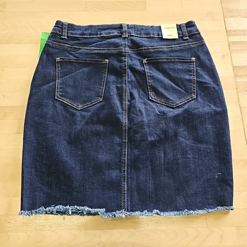 LegEnd Size L Denim Preloved Skirt