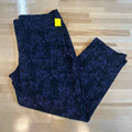 Chico's Size 3P Black Purple Preloved Pants
