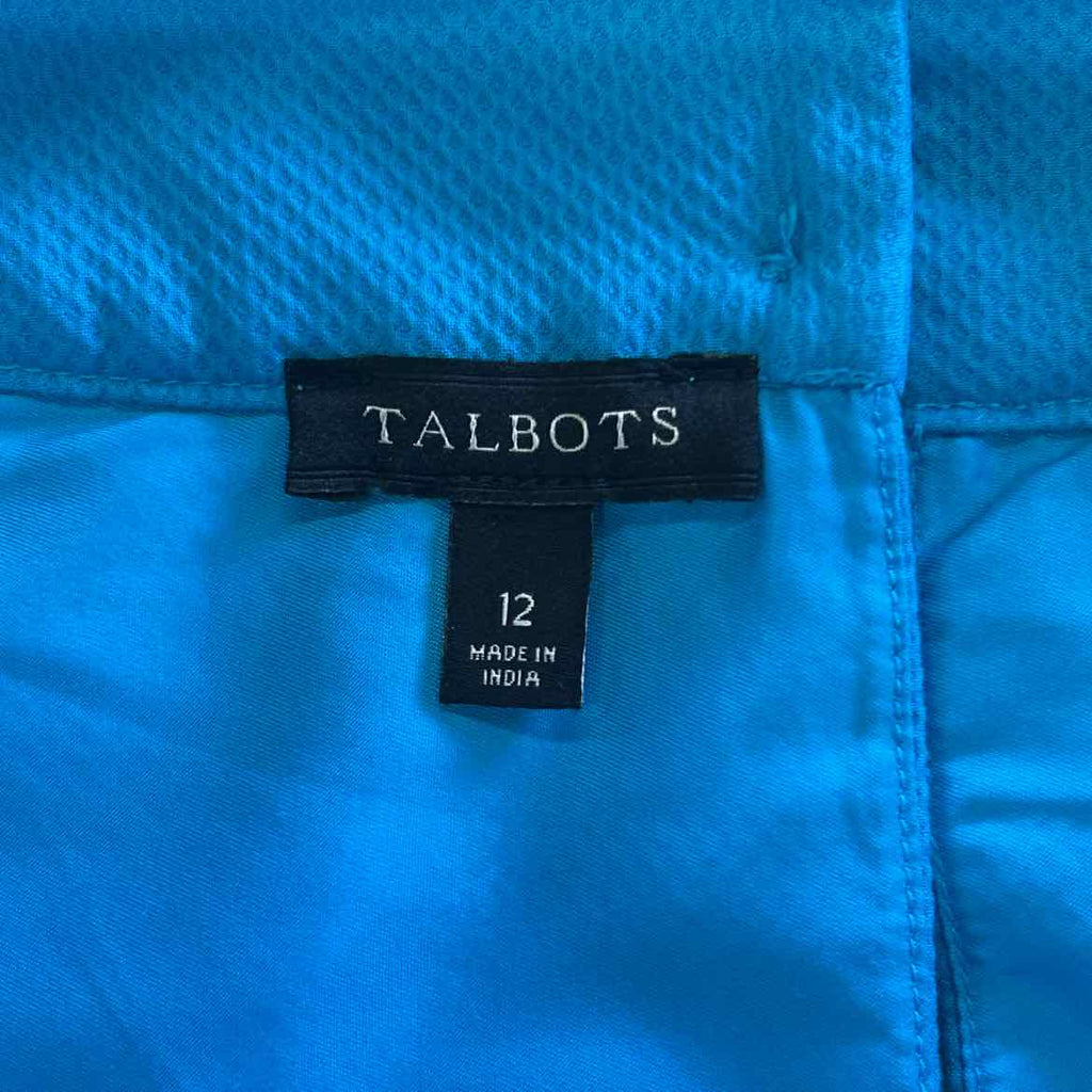 Talbots Size 12 Teal Preloved Sleeveless